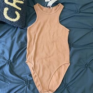 NWT Zara Brown bodysuit